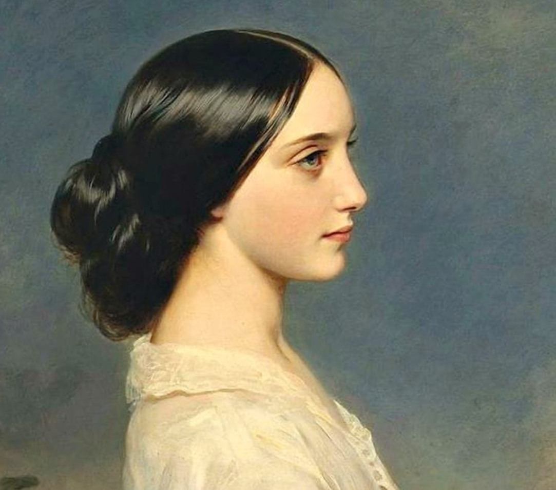 Portrait of Carmen Aguado, Duchesse de Montmorency, by Franz Xaver Winterhalter, 1860
